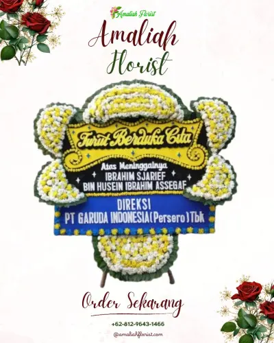Papan Bunga Duka di Parittokaya
