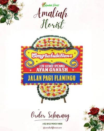 Bunga Papan Congratulation di Parittokaya